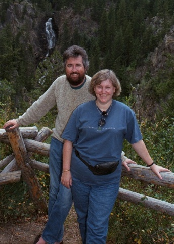 Photo of Todd and Sharon Peach; taken at Steamboat Springs, Colorado